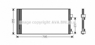 AVA QUALITY COOLING rt5430d -  Конденсатор, кондиционер